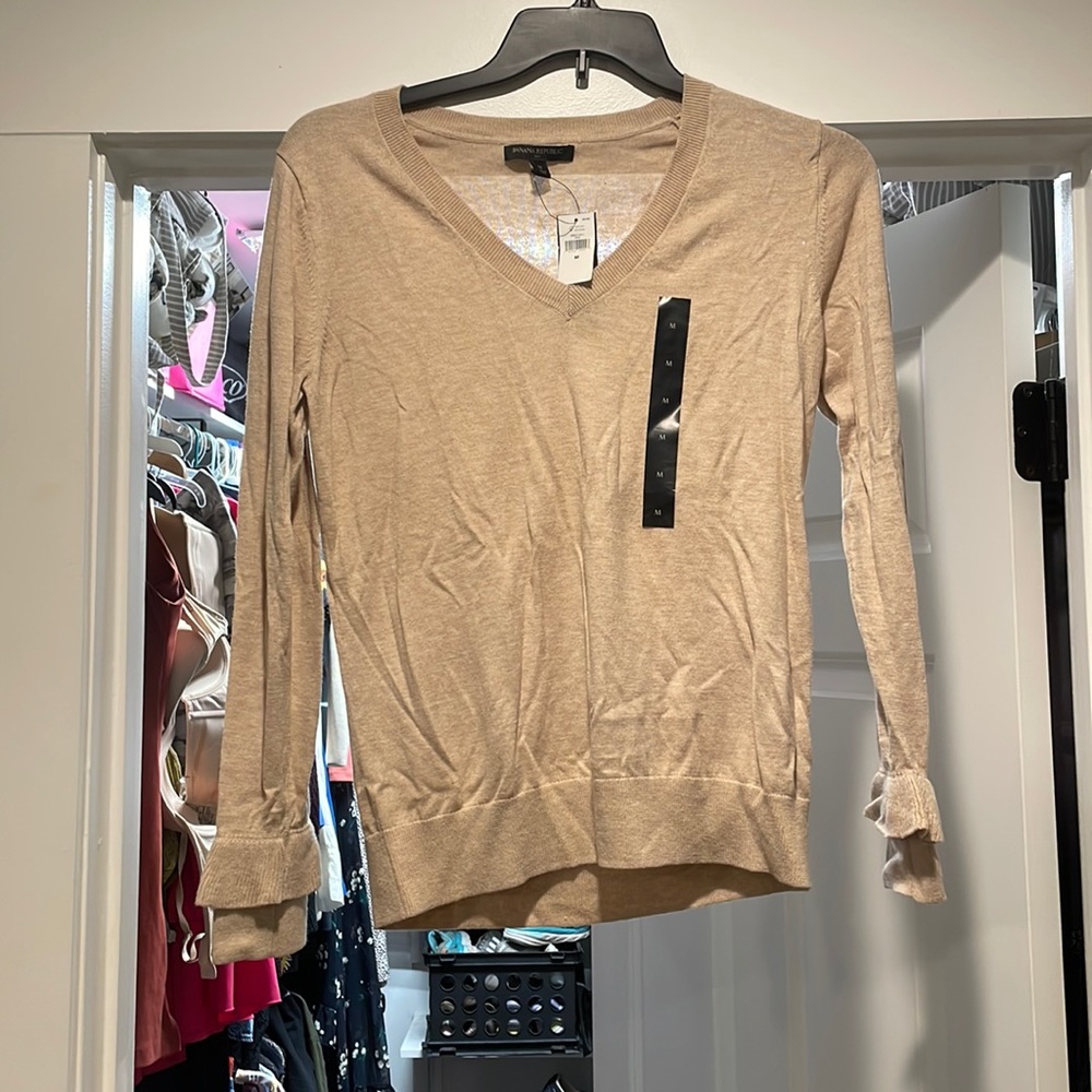 Tan classic sweater